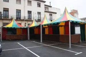 Carpa cumpleaños infantil