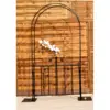 Arco ceremonial forja negro, med. 2,30 al x 1,15 an – alquiler para eventos