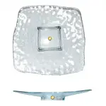 Bandeja cuadrada de cristal, med. 30 x 30 cm – alquiler para eventos