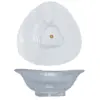 Bandeja triangular cristal, med. 21x 8 cm – alquiler para eventos