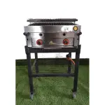 Barbacoa a gas y carbón mainho, med. / soporte con ruedas – alquiler para eventos