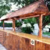 Barra Portátil Madera, Opción: Con / Sin Techo, Med. – alquiler para eventos