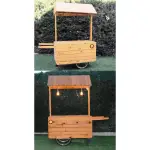 Candy bar madera con techo y luz, med. – alquiler para eventos