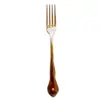 Tenedor carne col. Imperial oro – alquiler para eventos