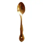 Cuchara postre col. Imperial oro – alquiler para eventos