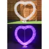 Corazón photocall grande, luz led, med. 2,00 al x 1. 90 an – alquiler para eventos
