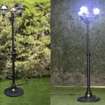 Farola forja color negra, med. 2,00 al x 60 an – alquiler para eventos