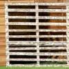 Pallet photocall vintage blanco con luz led, med. 2 x 2 mt. – alquiler para eventos
