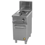 Freidora un seno repagas butano. Med. 100 cm. Alto x 40 cm. De ancho x 60 cm. De fondo. 15l. C/seno. Ruedas para transporte – alquiler para eventos