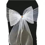Lazo blanco ( tul ) – alquiler para eventos