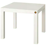 Mesa mod. Lack blanca, med. 55 x 55 cm – alquiler para eventos