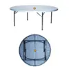 Mesa redonda de pvc, med. 1,50ø mt. – alquiler para eventos