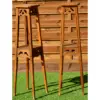 Peanas madera bambú, med. 1,10 x 28 cm – alquiler para eventos
