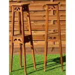 Peanas madera bambú, med. 1,10 x 28 cm – alquiler para eventos