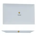 Plato rectangular, med. 34 x 22 cm – alquiler para eventos