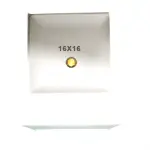 Plato cuadrado mod. Mediterraneo, med. 16 x 16 cm – alquiler para eventos
