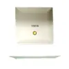 Plato cuadrado mod. Mediterraneo, med. 18 x 18 cm – alquiler para eventos