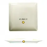 Plato cuadrado mod. Mediterraneo, med. 21,5 x 21,5 cm – alquiler para eventos