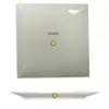 Plato cuadrado mod. Mediterraneo, med. 26 x 26 cm – alquiler para eventos
