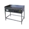 Plancha eurast hierro but. / pie 2 fog. , med. 90 cm. De alto x 80 cm. De ancho x 40 cm. De fondo. Soporte ruedas para transporte. – alquiler para eventos