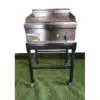 Plancha eléct. Edesa cromo trif. 6000 w, med. 95 cm. De alto x 60 cm. De ancho x 55 cm. De fondo. Soporte ruedas para transporte. – alquiler para eventos