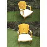 Sillón luis xv oro, med. – alquiler para eventos