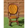 Sillón mecedora capitone, med. – alquiler para eventos