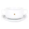 Taza+ plato consomé athenas – alquiler para eventos