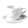 Taza + plato café con leche – alquiler para eventos