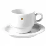 Taza + plato café con leche – alquiler para eventos