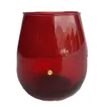 Vaso agua rojo, 52cl – alquiler para eventos