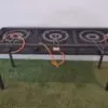 Soporte paella con pies, tres fuegos, med. 90 al. X 1,80 an. X 57 – alquiler para eventos