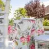 Mantel redondo estampado flores - ø3,50m – alquiler para eventos
