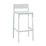 Taburete senior blanco 75 cm. De altura. – alquiler para eventos