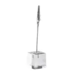 Atril para numeración sobremesa metacrilato 12 cm. Altura. – alquiler para eventos