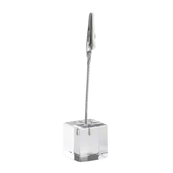 Atril Para Numeración Sobremesa Metacrilato 12 Cm. Altura. – alquiler para eventos