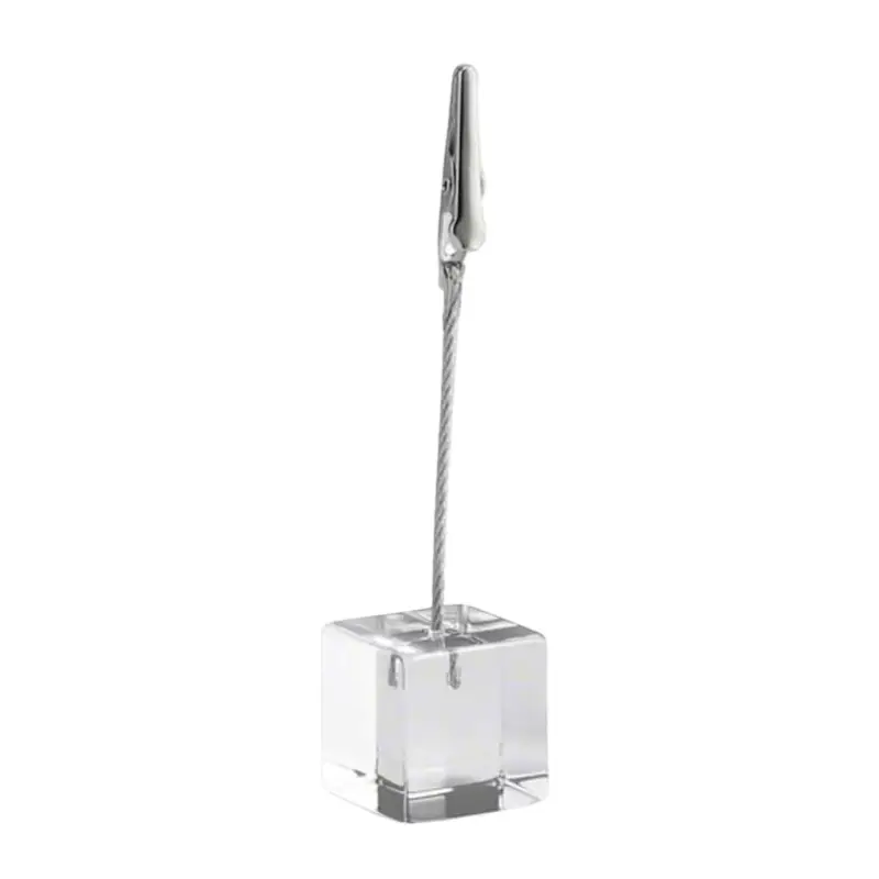 Atril para numeración sobremesa metacrilato 12 cm. Altura. – alquiler para eventos