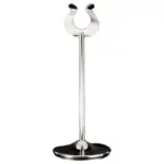 Atril para numeración sobremesa acero inox. 40cm. Altura – alquiler para eventos