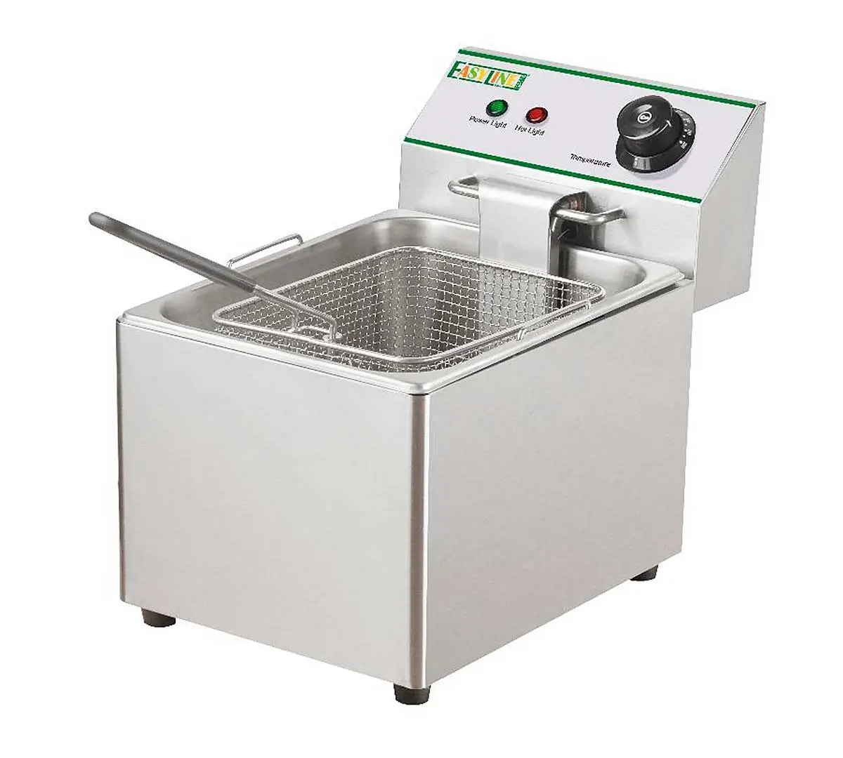 Freidora electrica de sobremesa 1 seno. 8 l. 230v. 3000w. Medidas 23 cm. De alto x 27 cm. De ancho x 33 cm. De fondo – alquiler para eventos