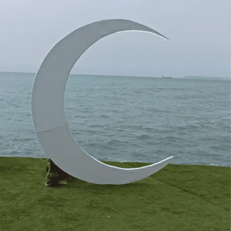 Luna decorativa photocall, med. 2,35 al x 1,80 an – alquiler para eventos