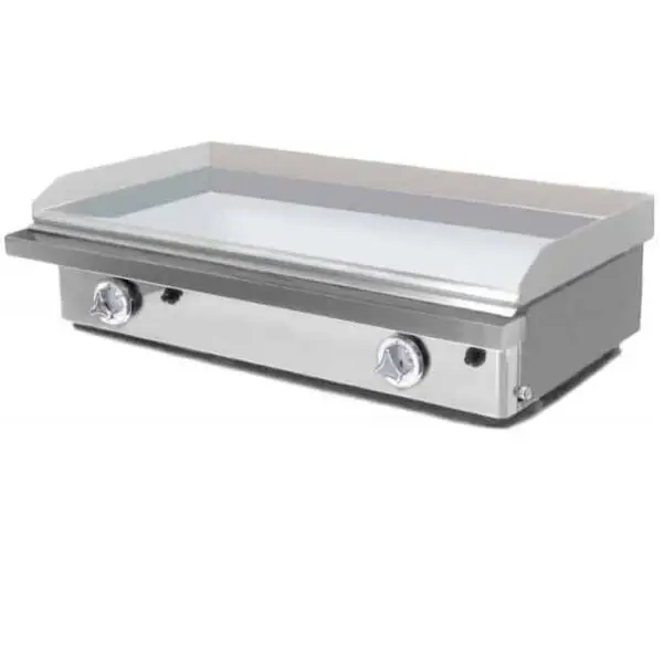 Plancha Difri Cromo But./Pie 2 Fog. Med. 85Cm. De Alto X 80 Cm. De Ancho X 40 Cm. De Fondo. Soporte Rueda Para Transporte. – alquiler para eventos